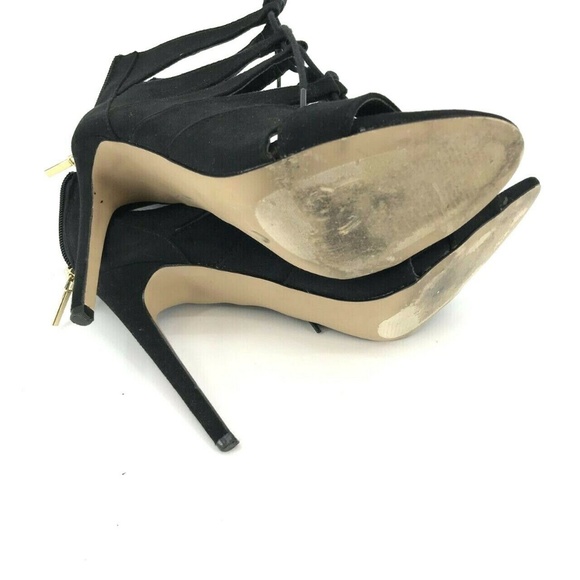 Madden Girl Raceyyy Open Toe Lace Up Heels Size 9M - Picture 8 of 8